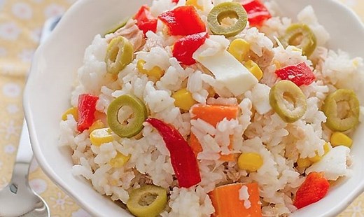 Ensalada de Arroz (10 recetas fáciles) - PequeRecetas