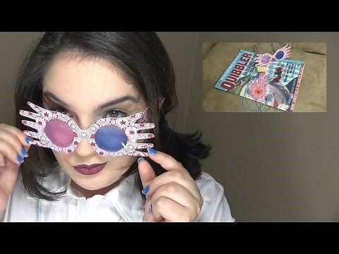 DIY Luna Lovegood glasses (spectrespecs)/Quibbler magazine