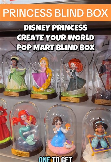 Unboxing the Disney Princess Blind Box from POP MART