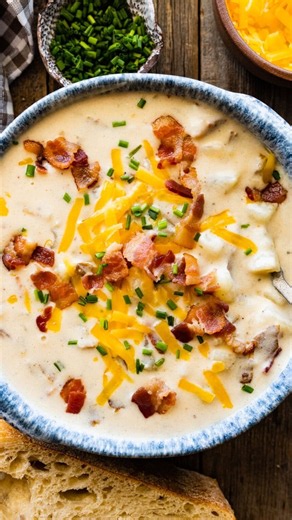 Copycat Outback Baked Potato Soup | Cucina by Elena