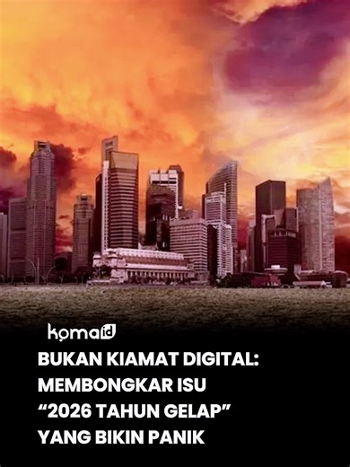 Pernah nggak ngerasa akhir-akhir ini hidup kayak lagi nunggu dunia gelap total? Sinyal lemot dikira internet mau mati, listrik padam sebentar langsung dibilang “2026 tahun kegelapan”. Padahal seringnya cuma masalah teknis yang dibesar-besarkan jadi cerita seram. Kejadian kecil dijahit jadi narasi besar biar panik keburu laku. Masalahnya bukan di listrik atau internet, tapi di ketergantungan dan cara kita percaya. Ketakutan dijual, akal sehat ditinggal. Boleh waspada, jangan panik karena yang pal