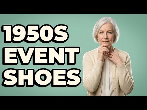 What Were Common Women's Shoes At 1950s Social Events?