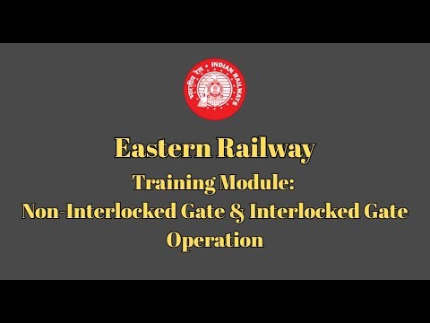 Level Crossing Gate Operation | Non-Interlocked & Interlocked Gate | ENGG. DEPTT. HOWRAH DIVISION