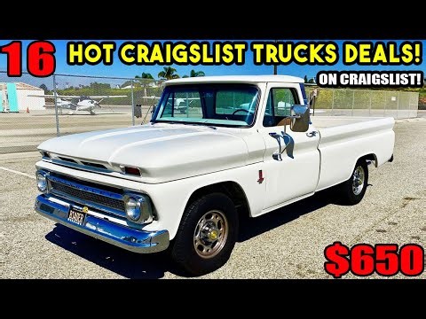 16 Classic Trucks on Craigslist – Priced to Sell!