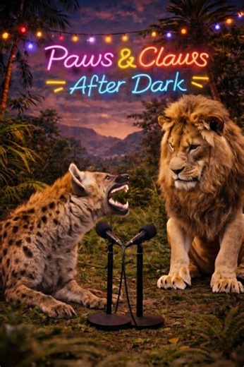 Hyena's Big Mouth Gets Him in Trouble with the Lion #funny #wildlife