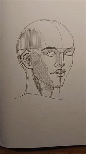 How to Draw a Man’s Face Using Loomis Method | Easy & Quick Tutorial