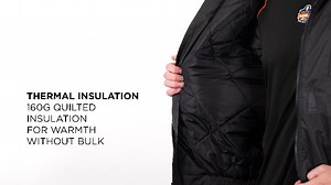 Watch Ergodyne GloWear 8377EV Reflective Winter Bomber Jacket on Amazon Live