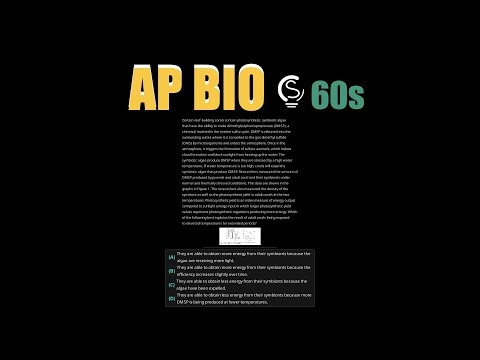 AP Biology 2020 Question 17: Coral Symbiosis & Thermal Stress Explained | Sovi AI