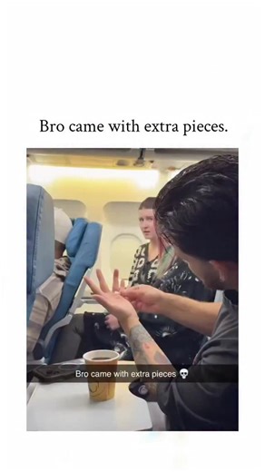 memer boy on Instagram: "The post features a 16-second video filmed on an aeroplane, showing a tattooed man with polydactyly—six fingers per hand—counting to 30 by rapidly tapping all 12 digits on a tray table, captioned "Bro came with extra pieces" for comedic effect. Polydactyly affects roughly 1 in 1,000 live births worldwide, per peer-reviewed studies in the Journal of Hand Surgery, often presenting as fully functional extra digits as seen here, challenging assumptions about human anatomy no