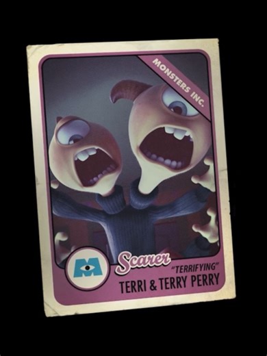 So... How good of scarer was Terry & Terri? #disney #pixar #monstersinc