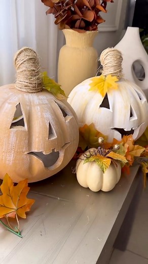 39K views · 725 reactions | IDEA 9 - calabazas aesthetic  #Halloween #tutorial #calabaza #diy | Estefanía Vallejo | Facebook