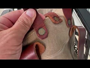 Bradley mountain the biographer field tan waxed canvas review