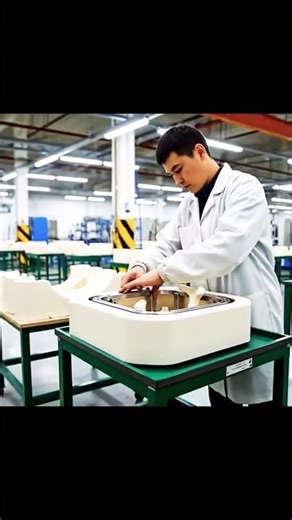 Watch trash bones become $500 cups #manufacturing #satisfying