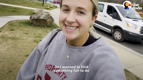 She Went To Volunteer At A Shelter — And Came Home With A Dog