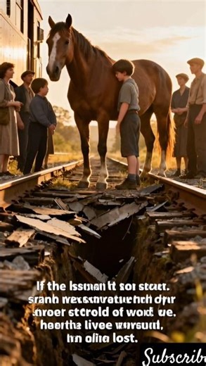 A Horse save the lots of People 😭 #ai #facts #aivideo #army #horse #train #youtubeshorts #ytshorts