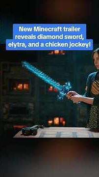The Chicken Jockey in A Minecraft Movie is TERRIFYING. #aminecraftmovie #minecraft #movie #trailer