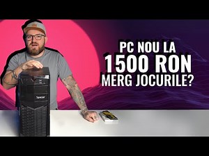 Cel mai ieftin PC, dar cu SSD, GPU si RAM! 1500 de lei!