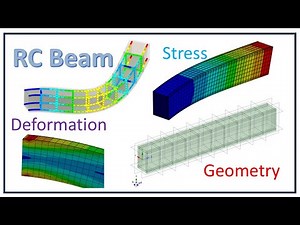 ✅ANSYS Tutorial Reinforced Concrete Beam (RC BEAM) - Static Structural