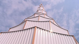 'Wedding cake church' opens doors to congregation after a decade of building