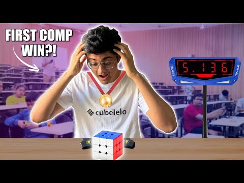 Did I WIN my First ever WCA Rubik’s cube competition!? 🇮🇳🏆