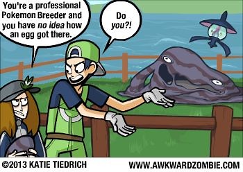 Hot Skitty-on-Wailord Action - TV Tropes