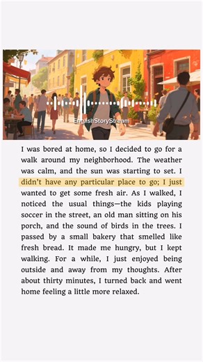 Going for a Walk in the neighborhood - English Storytelling 🗣📖 #learnenglish #English #storytelling #walking | English StoryStream
