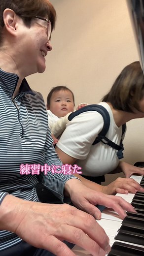 ジブリメドレーと母の日の親子ピアノ演奏