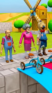 Loop Slide Car - Tani _ Nick _ Squid Doll - Scary Teacher 3D | FNYScary