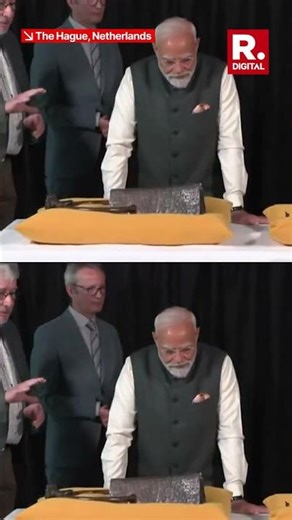 PM Modi at Chola Copper Plate Restitution Ceremony in Netherlands
