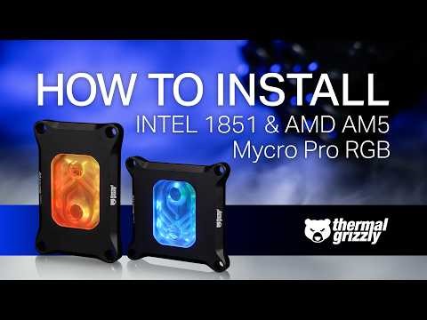 How to Install Thermal Grizzly Mycro Pro CPU Block - Step by Step Guide