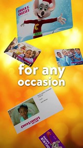 A Chuck E. Cheese’s E-Gift Card is the perfect go-to gift. Drop in a picture and send directly to your loved one. http://bit.ly/2zdfZFm | Chuck E. Cheese