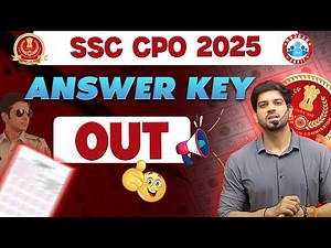 SSC CPO 2025 | Answer key out | Sanjeev Thakur Sir | #ssc #ssccpo