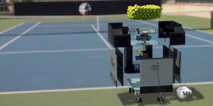 How a machine launches tennis balls at 95MPH with perfect accuracy