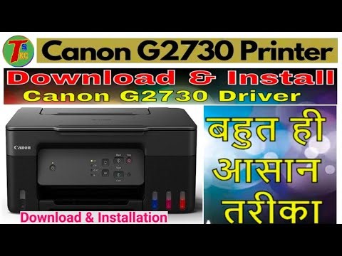 Canon g2730 driver dawnload and installation windows 10