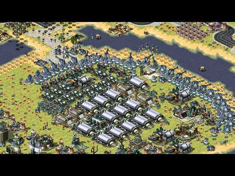 Red Alert 2 | Yuri's Revenge | 7 vs 1 | Wicked City Ver 2026 Map Defence Great Circle Extra Hard AI