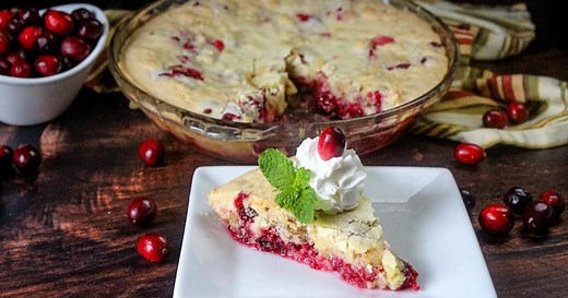 Cranberry Cream Torte