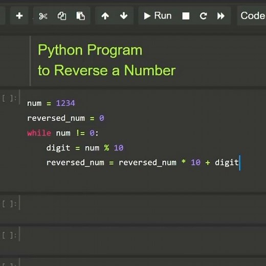 #python program to reverse a number || #coding #math