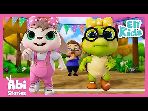The Hare and The Tortoise | Educational Cartoon | Abi Stories Compilations