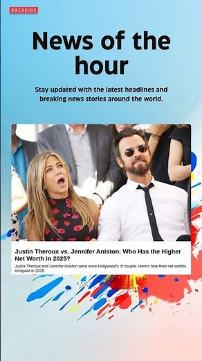 Breaking News: Justin Theroux vs. Jennifer Aniston: Who Has the Higher Net Worth in 2025? #Hollywood