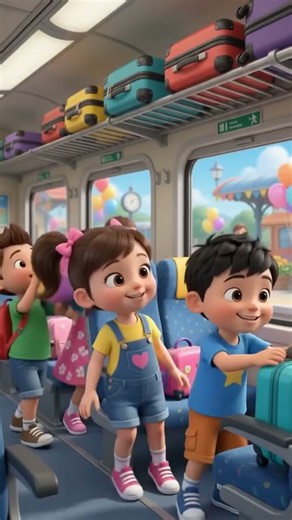 🚂 ¡El Tren Ya Llegó! | Canción Infantil del Tren | Viajemos Juntos 🚉🎶