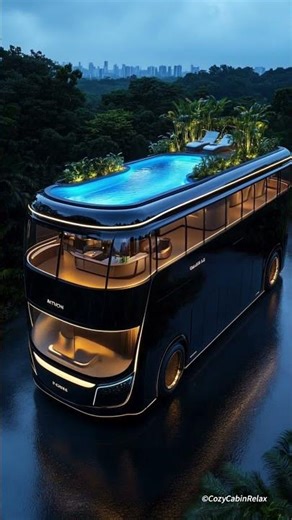 Enchanted Bus House in the Woods: A Luxurious Secret Retreat! 🌿✨