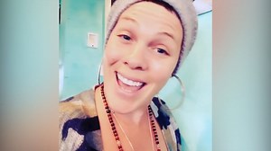 Pink shares her family's schedule as she self-quarantines with kids