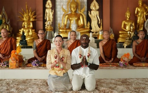 PHOTOS: UFC fighter Khalil Rountree and longtime girlfriend Mia Kang tie the knot in private Thai wedding