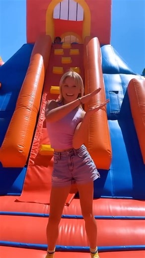 Never to old for bounce houses!!💕🧡 | Payton Delu channel