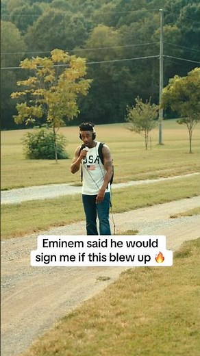 Eminem said he would sign me if this blew up 🔥 #eminem #slimshady #rap