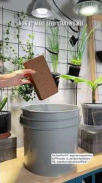 How to Make Seed Starting Mix