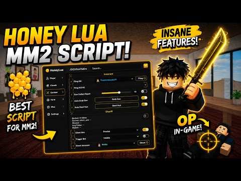 MM2 Script Showcase Honey LUA 🍯🍯(BEST SCRIPT)