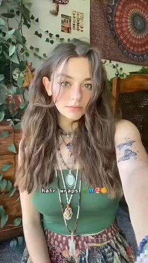Hippie ☮️ | hair wraps with beads 🌞🌿🌀🌈🍄🦋☮️\n.\n.\n@hannahdrapinski \n.\n.\n#hippie #hippiestyle #thriftedfashion #hippiegirl #hippiejewelry #70sstyle... | Instagram