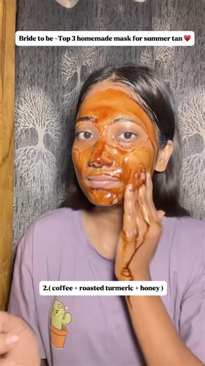 Top 3 homemade dtan mask for summer tan must try all bride to be♥️