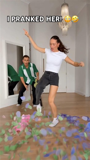 I just get so nervous PRANK! 😱🥰 #couple #dancetrend #funny